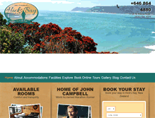 Tablet Screenshot of hicksbaymotel.co.nz